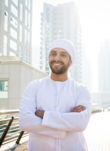 Arabic man with kandora in Dubai